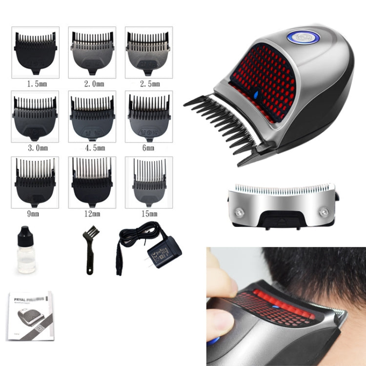 HJ-2018 Men Electric Shaver Fader Self-help Hair Clipper with Spare Cutter Head, Standard Version, CN Plug Reluova