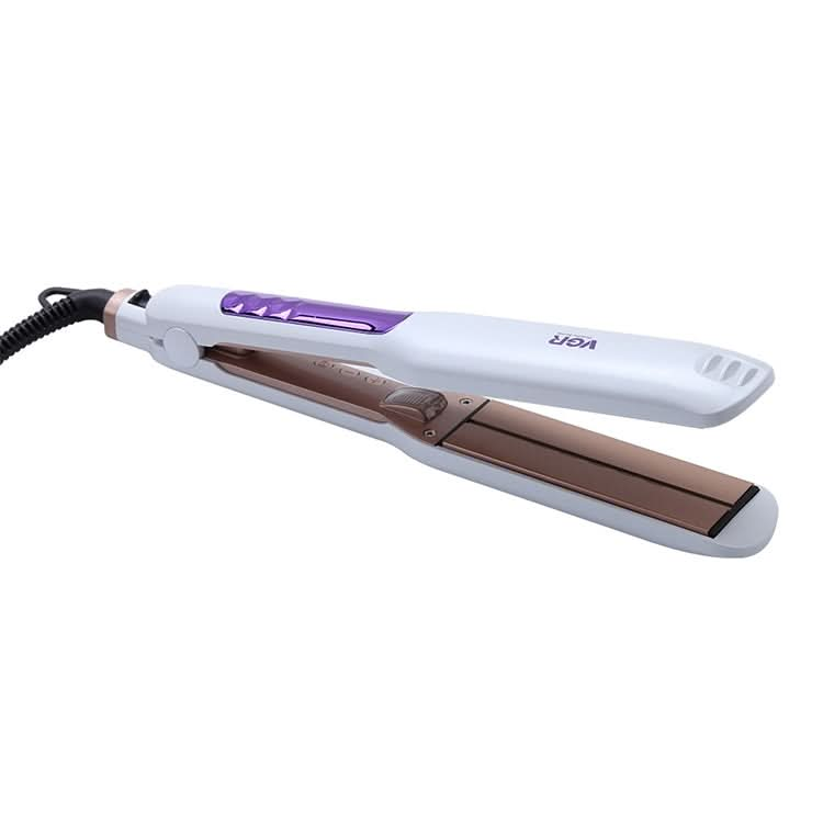 VGR V-502 14 Gears Adjustable Infrared Hair Straightening Iron, Plug Type: EU Plug Reluova