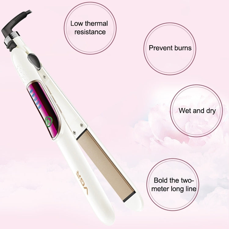 VGR V-509 35W 5 Gears AdjustableHair Straightening Curling Iron Dual-use, Plug Type: EU Plug Reluova