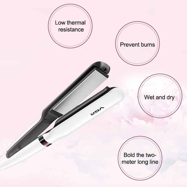 VGR V-511 55W 5 Gears Adjustable Anti-scalding Compartment Hair Straightener, Plug Type: EU Plug