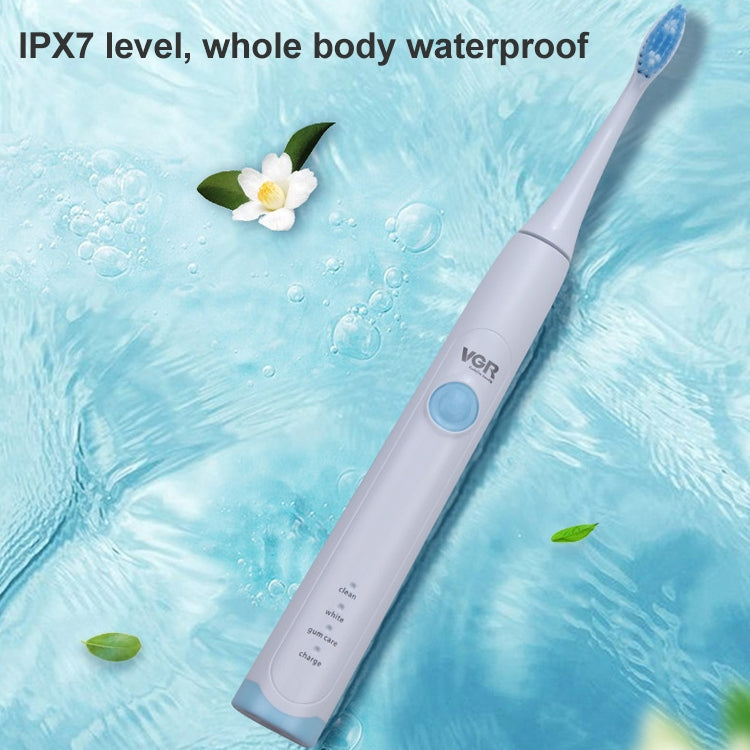 VGR V-801 USB IPX7 Sonic Electric Toothbrush with Memory Function