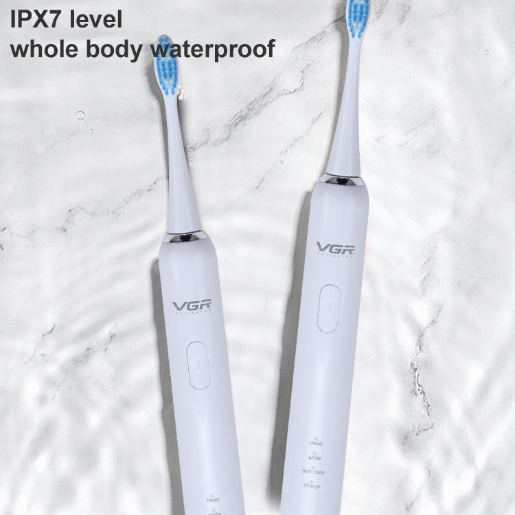 VGR V-805 IPX7 USB Magnetic Suspension Sonic Shock Toothbrush with Memory Function Reluova