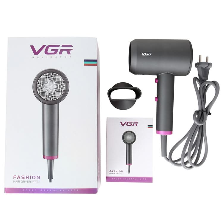 VGR V-400 Household Negative Ion Hair Dryers with 2 Gear Adjustment, Plug Type: EU Plug