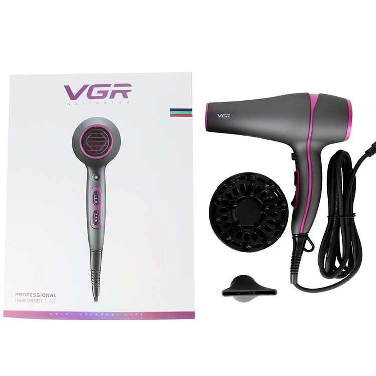 VGR V-402 2200W Household Negative Ion Hair Dryers with 6 Gear Adjustment, Plug Type: EU Plug