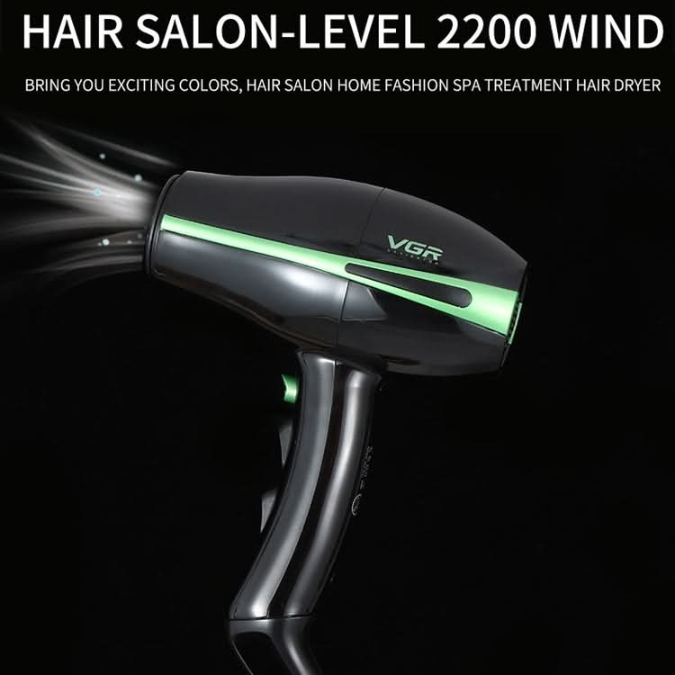 VGR V-406 2200W Negative Ion Hair Dryers with 6 Gear Adjustment, Plug Type: EU Plug