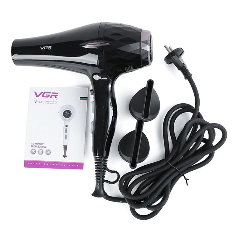 VGR V-413 2200W Negative Ion Hair Dryers with 6 Gear Adjustment, Plug Type: EU Plug Reluova