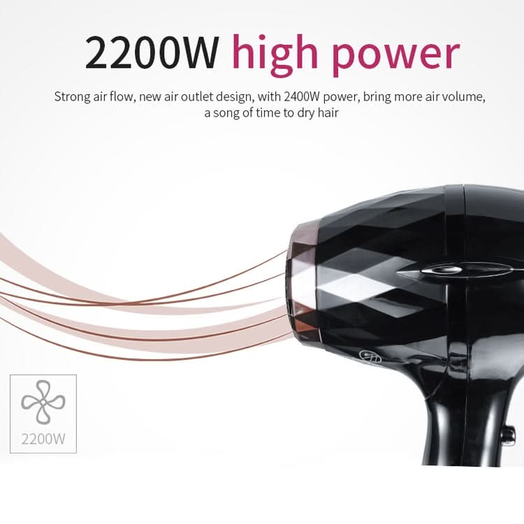 VGR V-413 2200W Negative Ion Hair Dryers with 6 Gear Adjustment, Plug Type: EU Plug Reluova