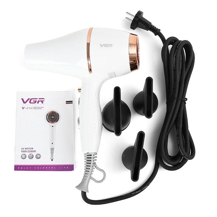 VGR V-414 2200W Negative Ion Hair Dryers with 6 Gear Adjustment, Plug Type: EU Plug Reluova