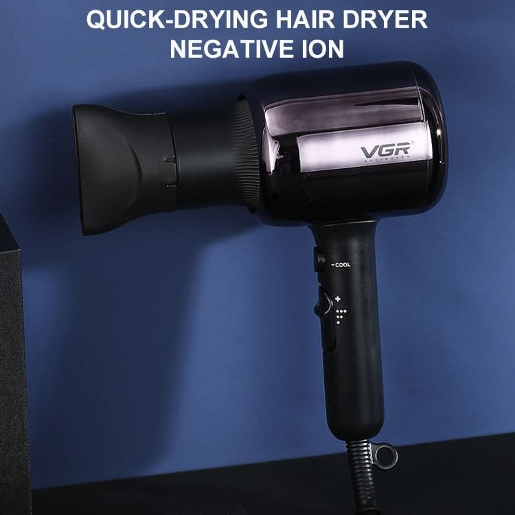 VGR V-418 2000W Negative Ion Hair Dryers with 6 Gear Adjustment, Plug Type: EU Plug