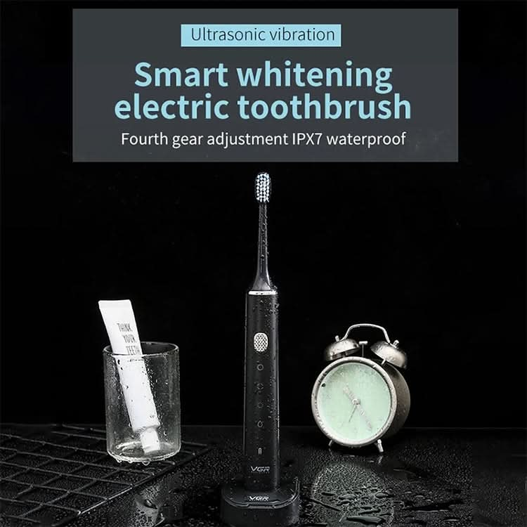 VGR V-809 IPX7 USB Sonic Electric Toothbrush with Memory Function