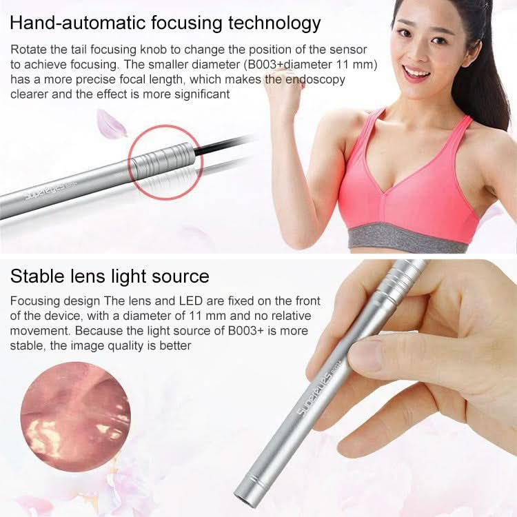 Supereyes B003+ Digital Electronic Vaginal Cervical Endoscope Private Inspection Instrument Self-inspection Mirror My Store