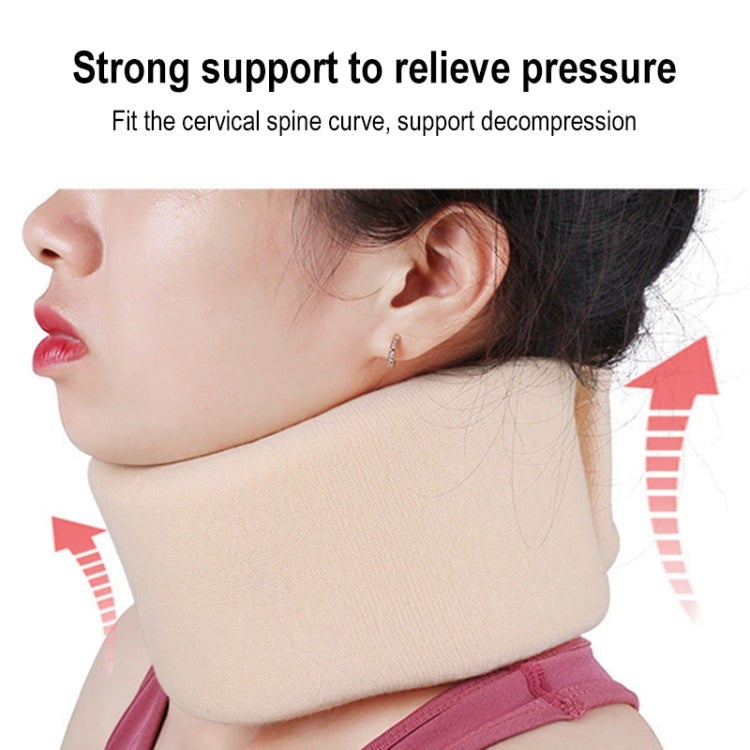 003 Household Sponge Collar Men And Women Breathable Adjustable Neck Brace, Size: L