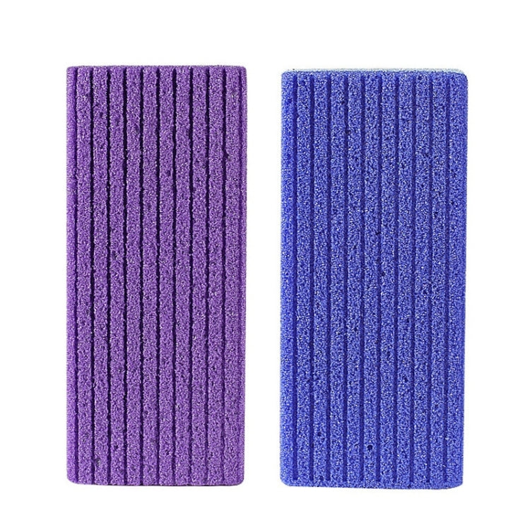 040 PU Striped Grindstone Foot Care Massage File, Color Random Delivery