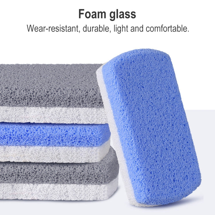 037 Double-color Grindstone Foam Glass Foot Rub, Color Random Delivery