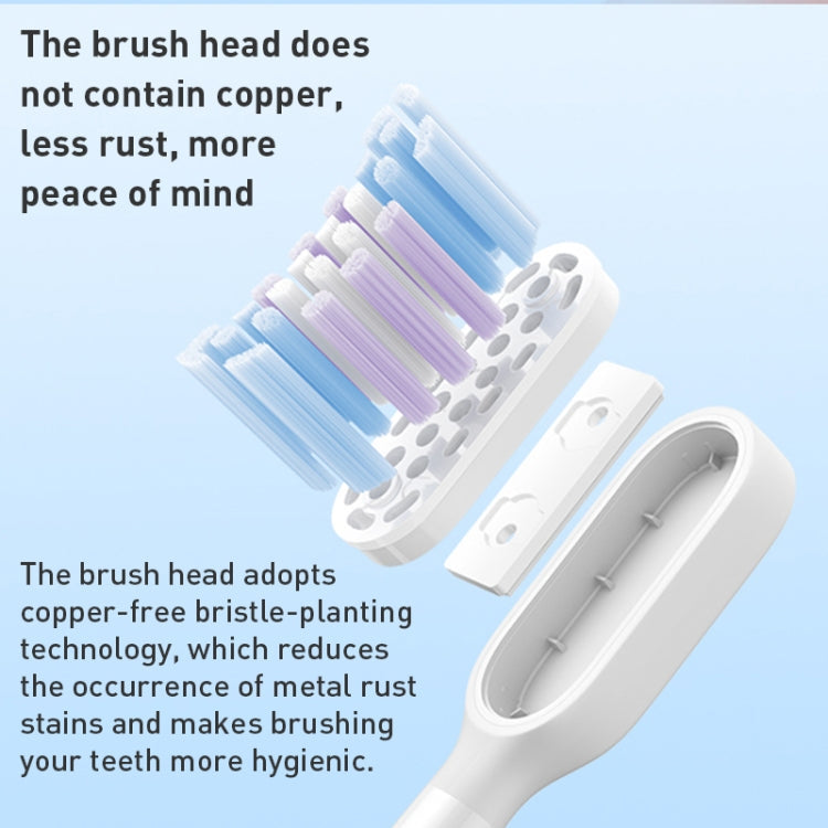 Original Xiaomi Mijia 2pcs Whitening Type Brush Head for Electric Toothbrush T501 / T501C My Store