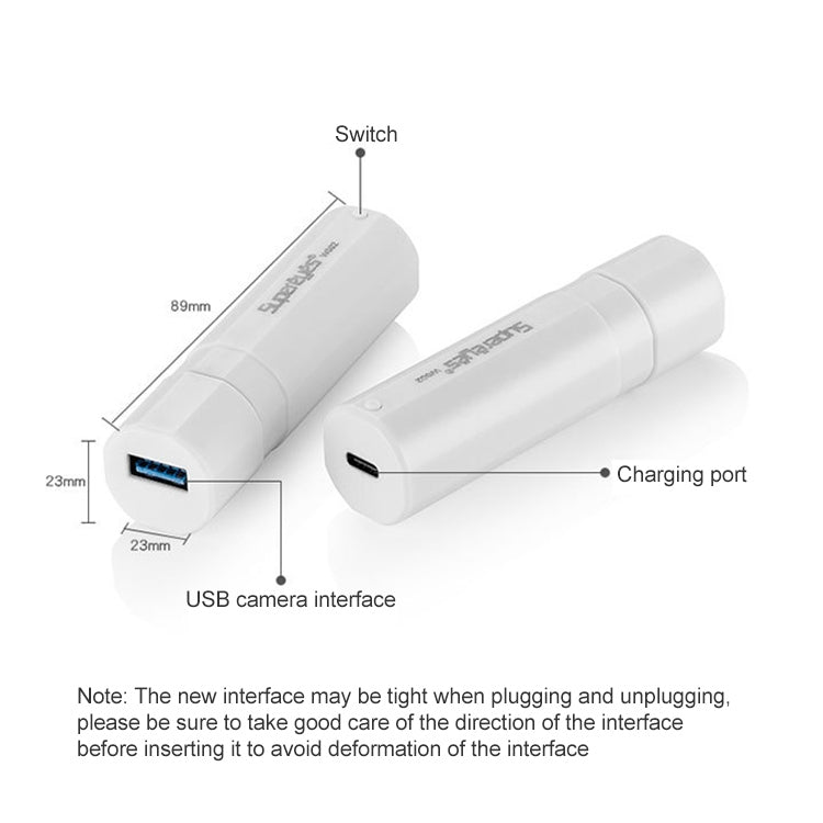 Supereyes W002 USB Digital Endoscope Mobile Phone Tablet WIFI HD Video Transmission Box Reluova