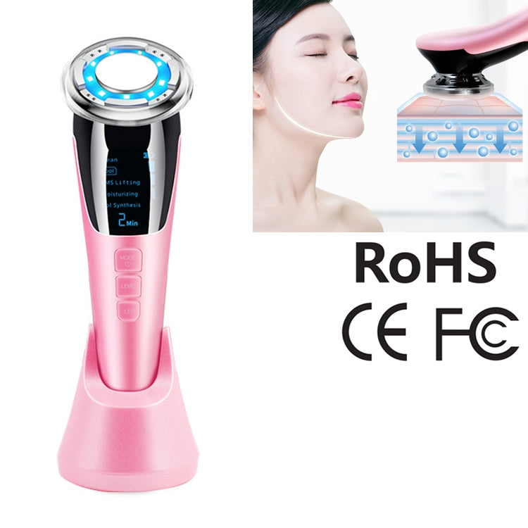 BLK-D818 Facial Beauty Instrument Hot and Cold Color Skin Rejuvenation Instrument EMS Micro Current Beauty Introduction Instrument Reluova