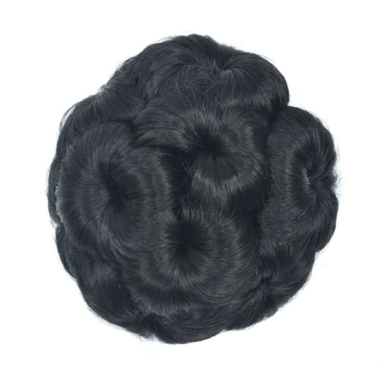 Wig Ball Head Flower Hairpin Hair Bag Wig Headband for Bride Reluova