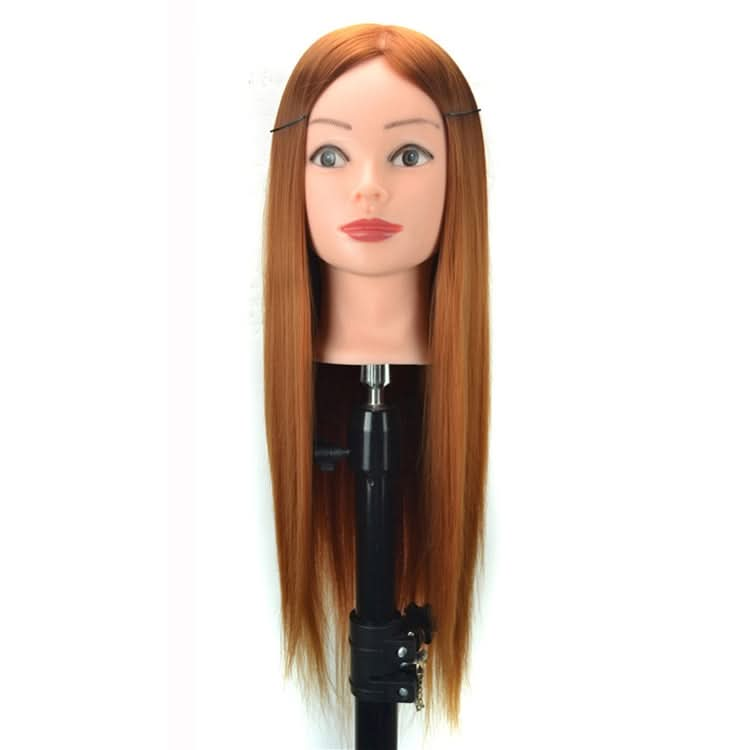 Practice Disc Hair Braided Mannequin Head Wig Styling Trimming Head Model Reluova