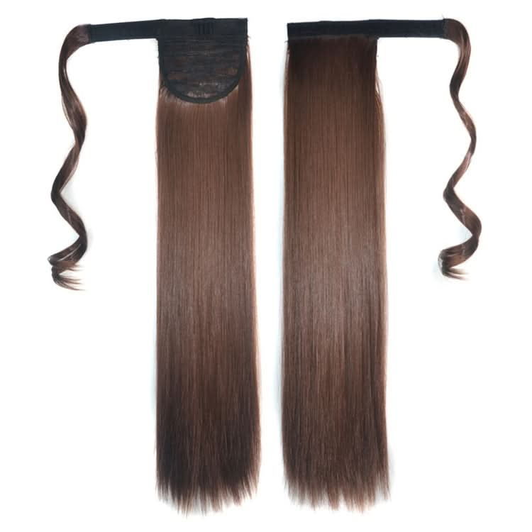 6# Invisible Seamless Bandage-style  Wig Long Straight Hair Wig Ponytail-Reluova