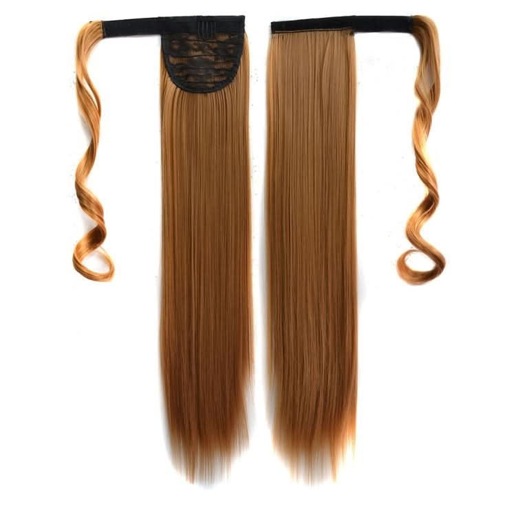 26# Invisible Seamless Bandage-style  Wig Long Straight Hair Wig Ponytail-Reluova