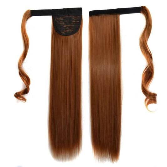 27# Invisible Seamless Bandage-style  Wig Long Straight Hair Wig Ponytail-Reluova