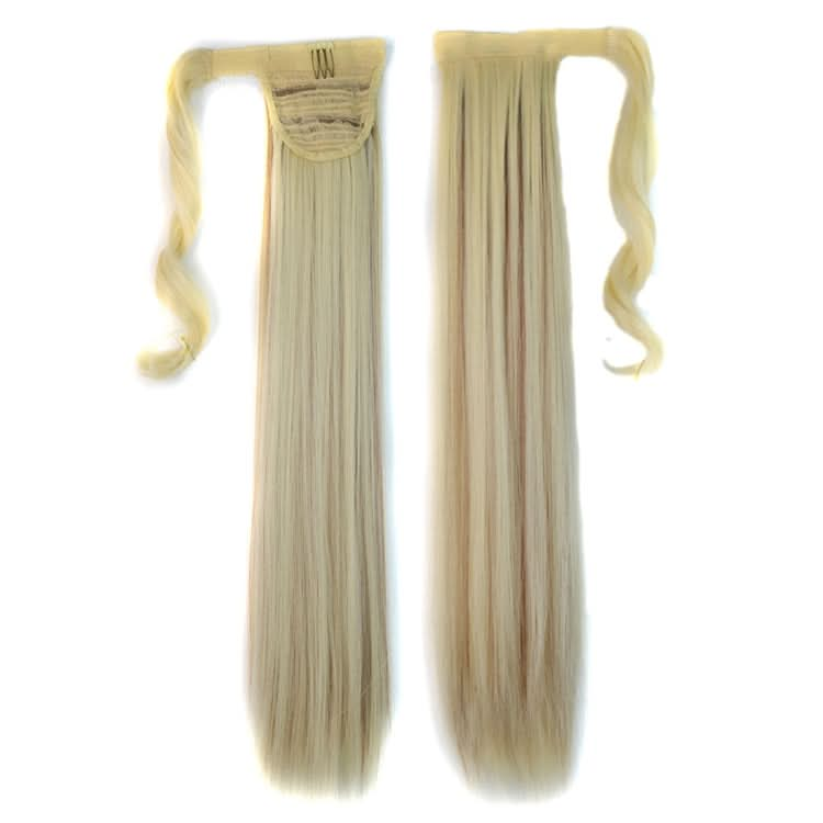 613H12# Invisible Seamless Bandage-style  Wig Long Straight Hair Wig Ponytail-Reluova