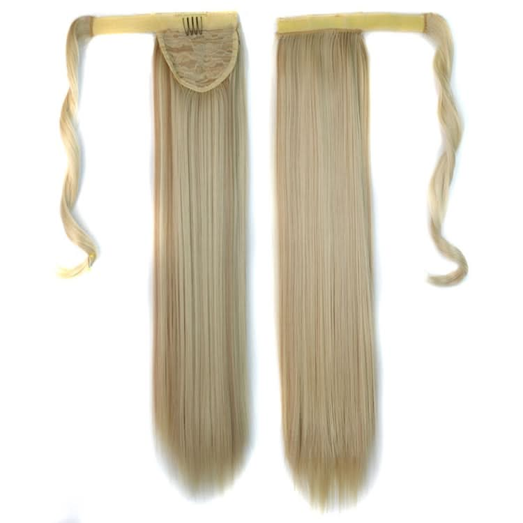 613H16# Invisible Seamless Bandage-style  Wig Long Straight Hair Wig Ponytail-Reluova