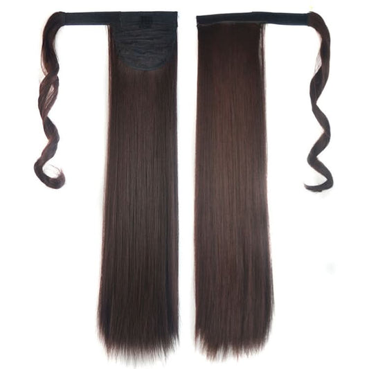 2M33# Invisible Seamless Bandage-style  Wig Long Straight Hair Wig Ponytail-Reluova