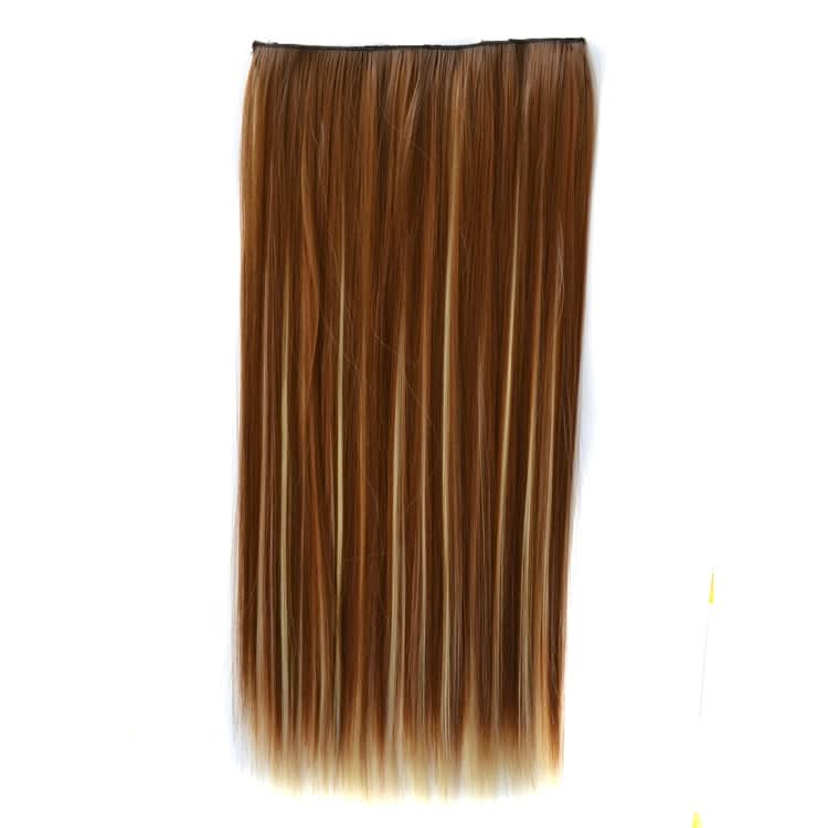 6H27H613# One-piece Seamless Five-clip Wig Long Straight Wig Piece-Reluova