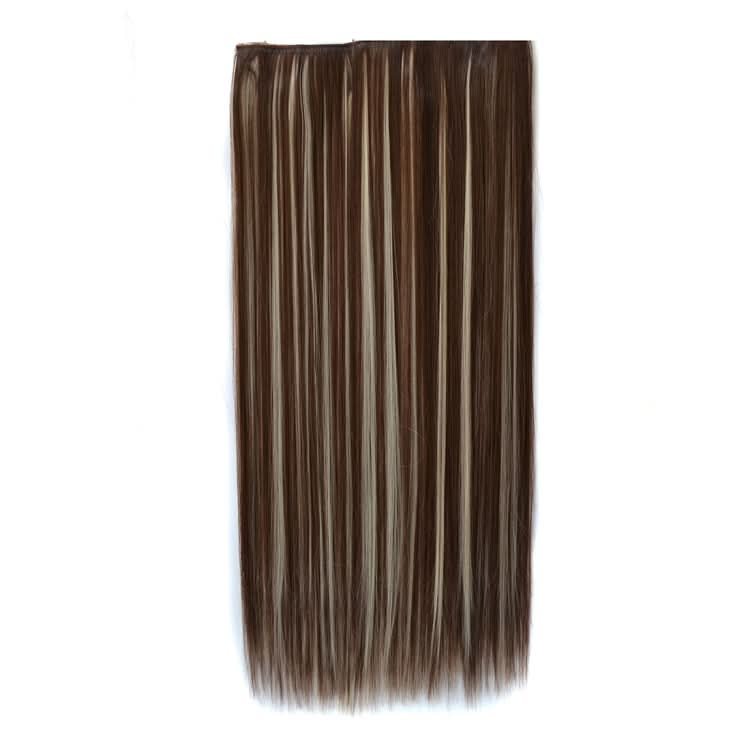 8H613# One-piece Seamless Five-clip Wig Long Straight Wig Piece-Reluova