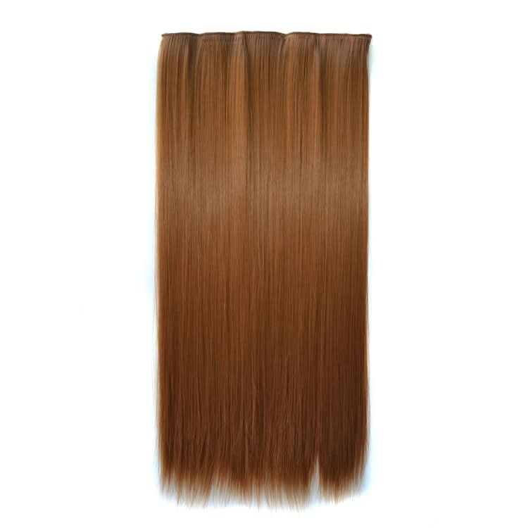 26# One-piece Seamless Five-clip Wig Long Straight Wig Piece-Reluova