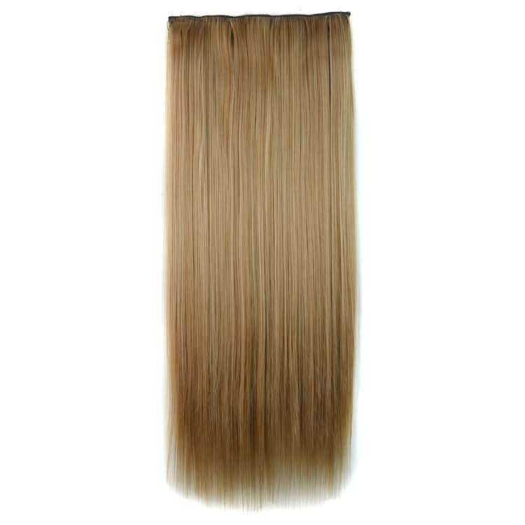 27M613# One-piece Seamless Five-clip Wig Long Straight Wig Piece-Reluova