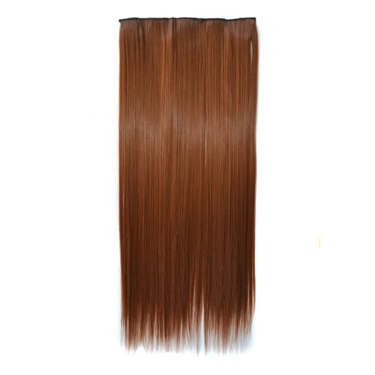 30# One-piece Seamless Five-clip Wig Long Straight Wig Piece-Reluova