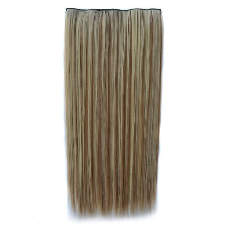 613H16# One-piece Seamless Five-clip Wig Long Straight Wig Piece-Reluova