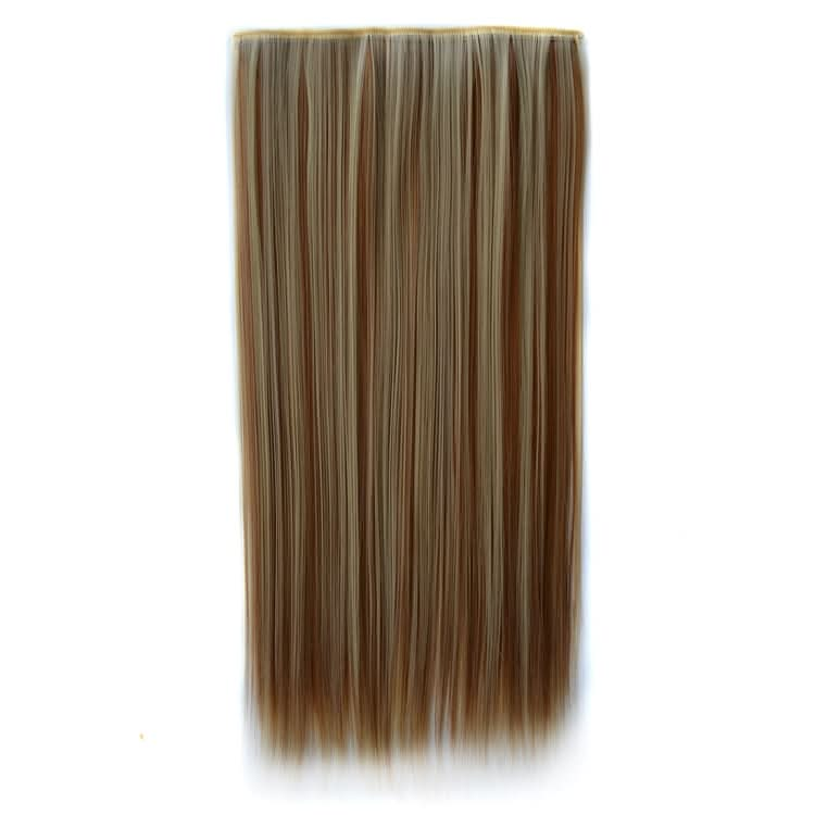 613H27# One-piece Seamless Five-clip Wig Long Straight Wig Piece-Reluova