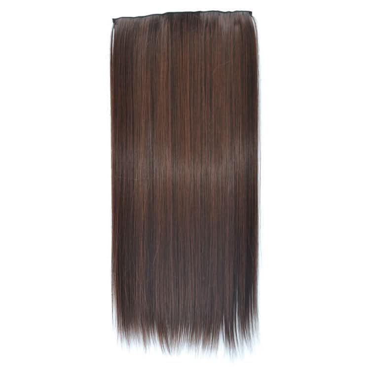 2M30# One-piece Seamless Five-clip Wig Long Straight Wig Piece-Reluova