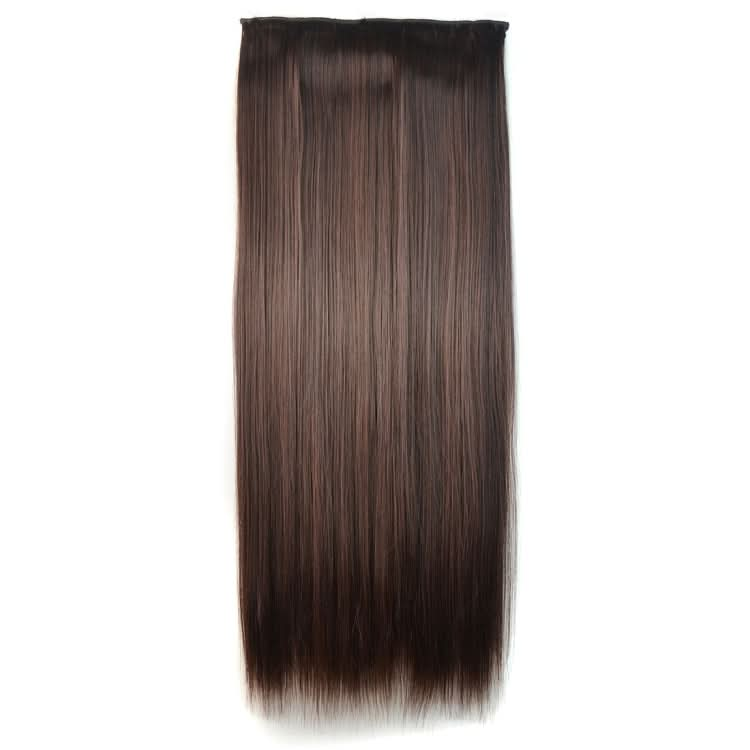 2M33# One-piece Seamless Five-clip Wig Long Straight Wig Piece-Reluova