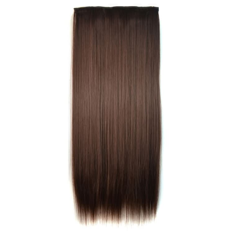 6# One-piece Seamless Five-clip Wig Long Straight Wig Piece-Reluova