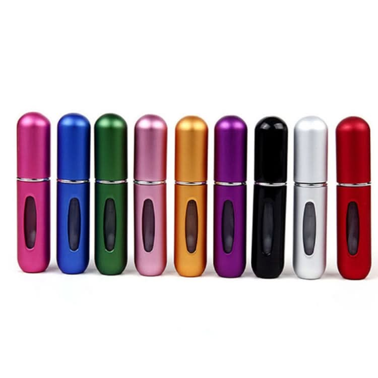 5ml Portable Mini Aluminum Refillable Perfume Bottle Atomizer Cosmetic Container, Random Color Delivery-Reluova