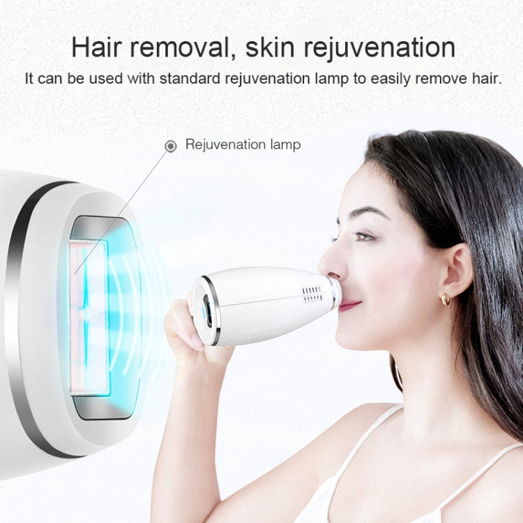 Household Portable Electric Ice Feel Laser Hair Removal Instrument with LCD Screen, EU Plug