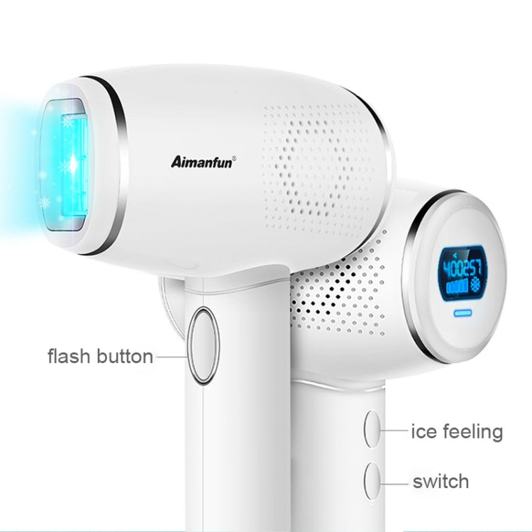 Household Portable Electric Ice Feel Laser Hair Removal Instrument with LCD Screen, US Plug