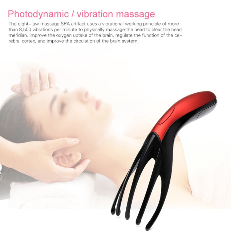 Mini Portable Multifunctional Head Massager Massage Comb, Battery Powered Reluova