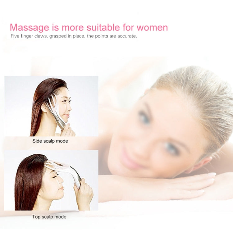 Mini Portable Multifunctional Head Massager Massage Comb, Battery Powered