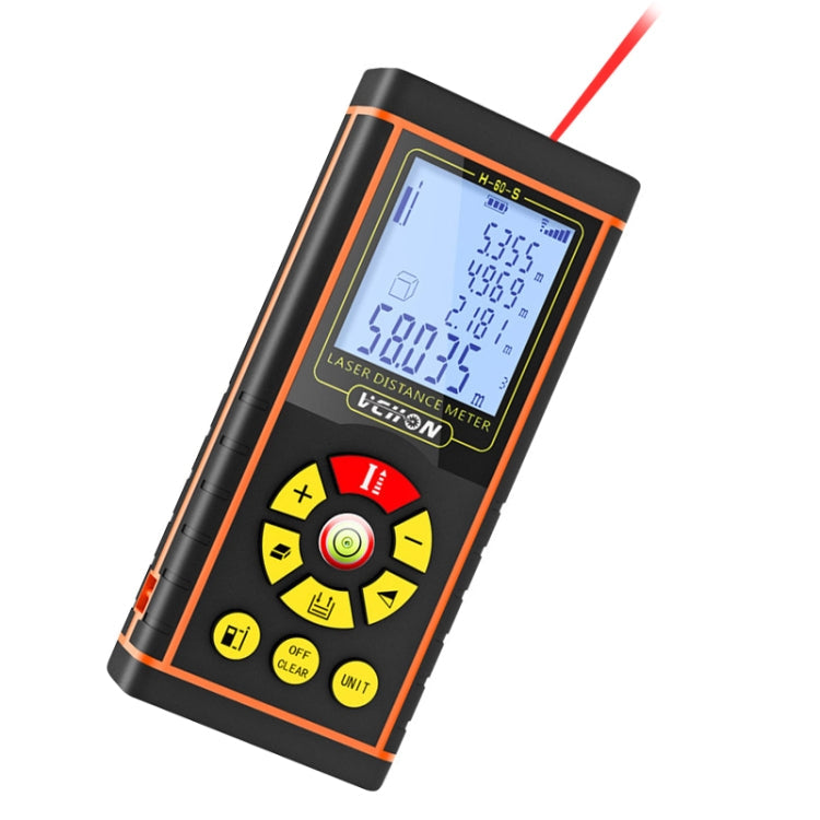 VCHON 40m Handheld Rechargeable Voice Laser Rangefinder High Precision Infrared Room Measuring Instrument Electronic Laser Ruler