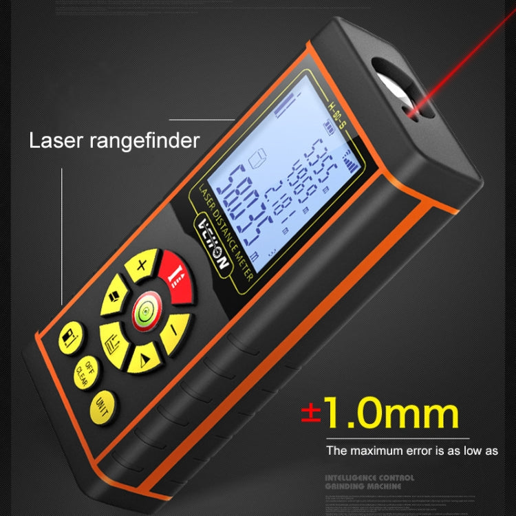 VCHON 40m Handheld Rechargeable Voice Laser Rangefinder High Precision Infrared Room Measuring Instrument Electronic Laser Ruler