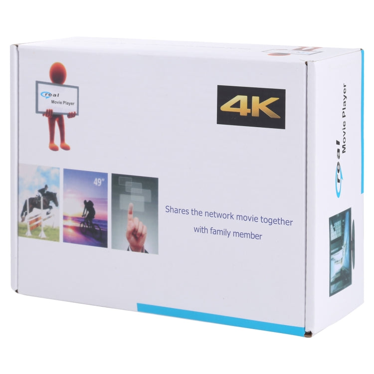 X5 UHD 4K Android 4.4.2 Media Player TV Box with Remote Control, RK3229 Quad Core up to 1.5GHz, RAM: 1GB, ROM: 8GB, Support WiFi, USB, HD Media Interface, TF Card, US Plug My Store