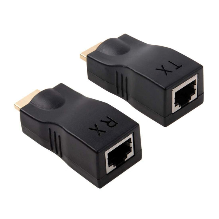 HDMI to RJ45 Extender Adapter (Receiver & Transmitter)  by Cat-5e/6 Cable, Support HDCP, Transmission Distance: 30m My Store