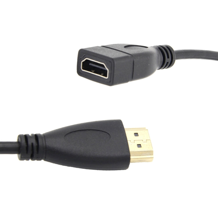 HDMI Male to HDMI Female Retractable Coiled Adapter Cable, Coiled Cable Stretches to 2.4m My Store