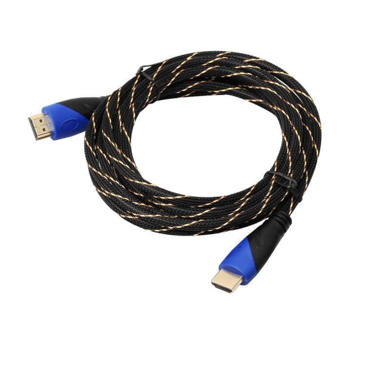 3m HDMI 1.4 Version 1080P Woven Net Line Blue Black Head HDMI Male to HDMI Male Audio Video Connector Adapter Cable My Store